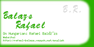 balazs rafael business card